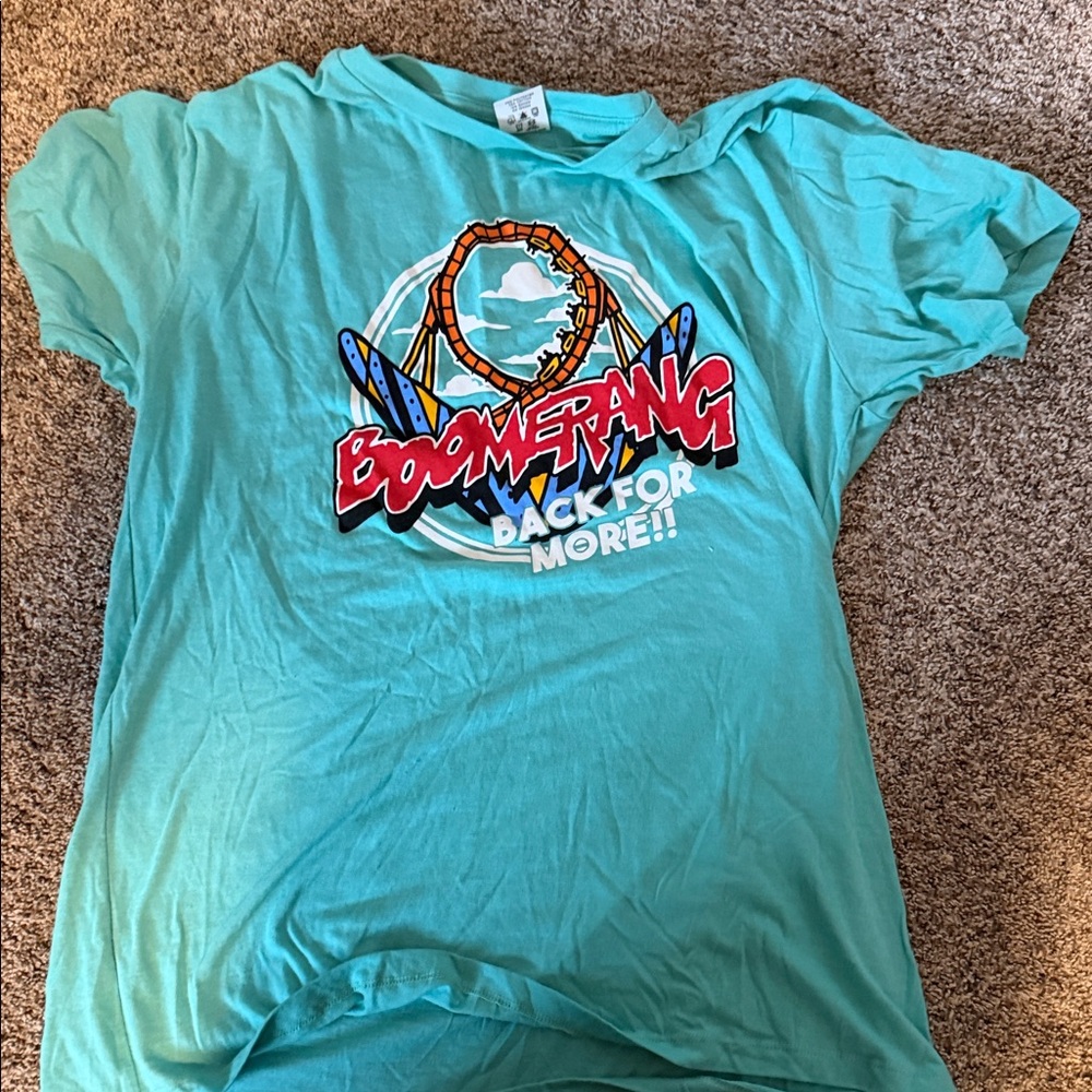 Charlie Hustle Worlds of Fun Boomerang Graphic Tee
